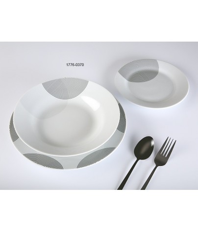 PORCELAIN TABLEWARE WITH 18...