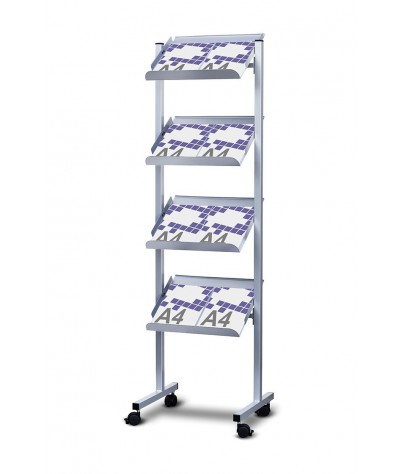 Front facing display stands for magazines and catalogues