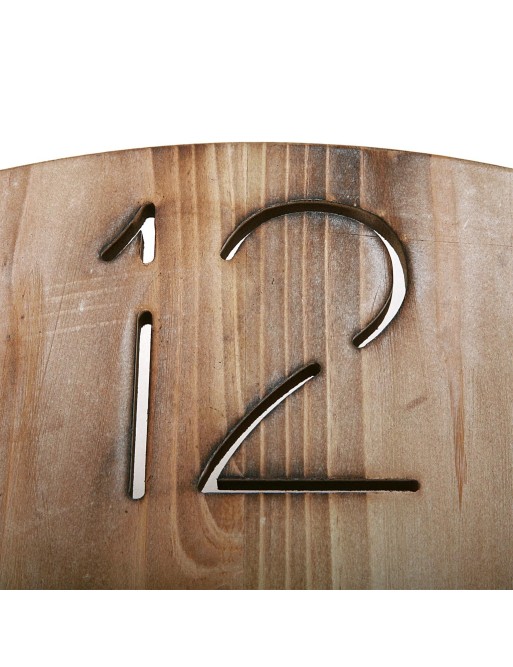 WOOD CLOCK 58CM. MODEL EST 1863