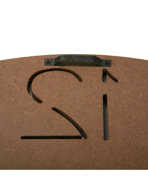 WOOD CLOCK 58CM. MODEL EST 1863