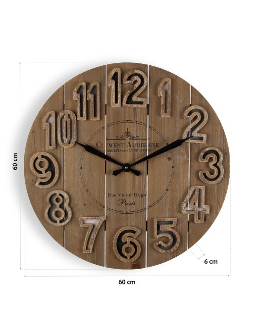 RELOJ PARED DE 60CM. MODELO PARIS 1 RELOJ PARED DE 60CM. MODELO PARIS 1