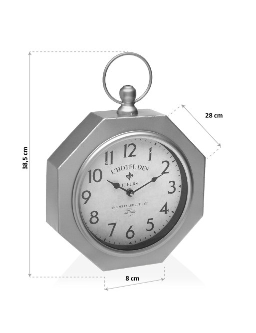 SILBERNE UHR MODELL FLEURS