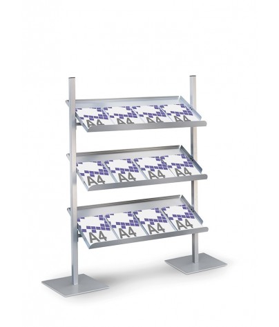 Front facing display stands for magazines and catalogues