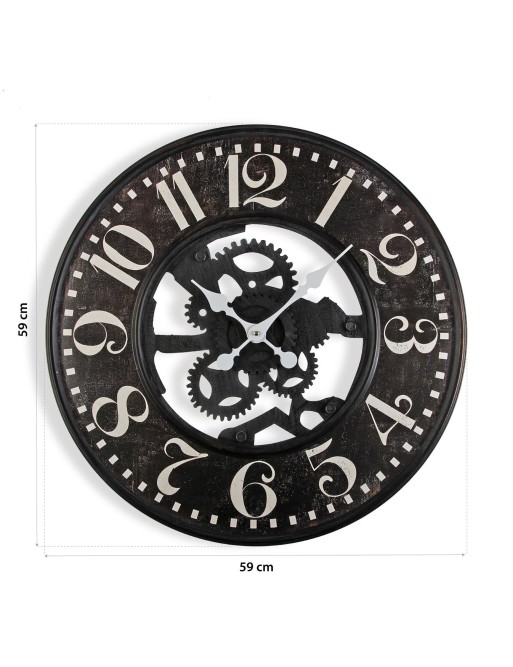 HORLOGE MURALE 59CM. MODEL GEAR 3 HORLOGE MURALE 59CM. MODEL GEAR 3