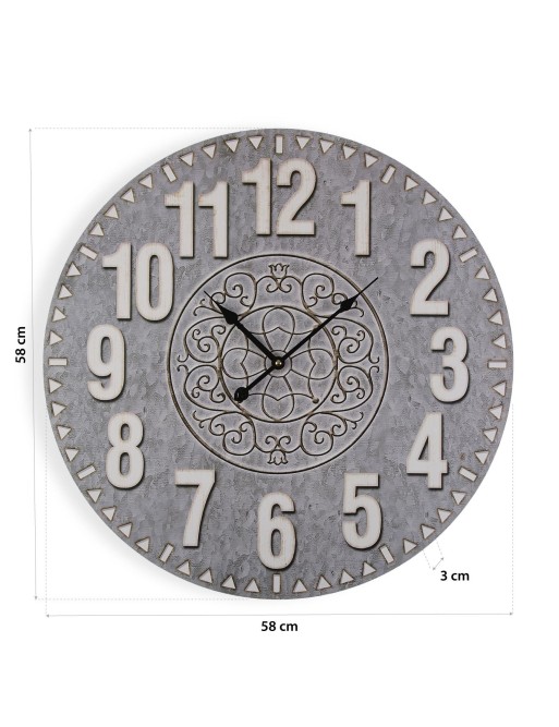 RELOJ DE PARED EN MADERA 58CM MODELO GR RELOJ DE PARED EN MADERA 58CM MODELO GR