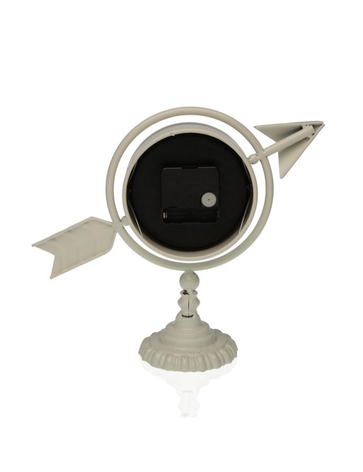 HORLOGE DE TABLE BLANCHE MODÈLE ARROW