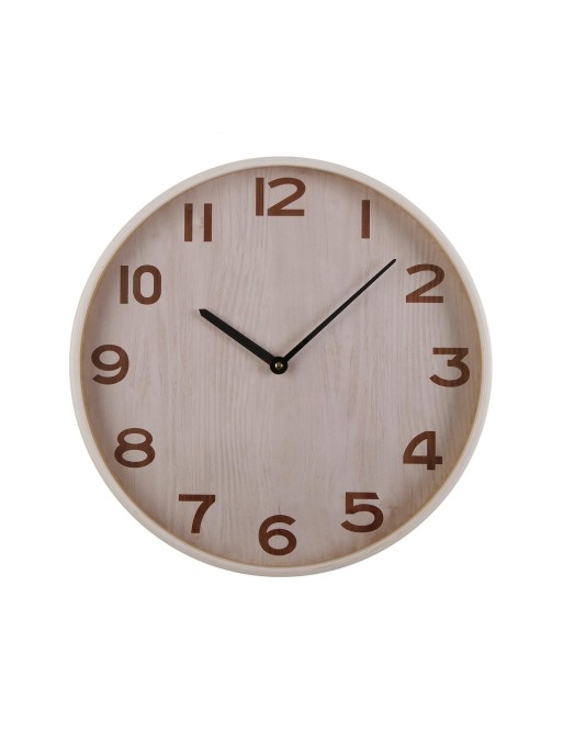 RELOJ DE PARED COLOR BLANCO DE MADERA 40 CM MODELO RING RELOJ DE PARED COLOR BLANCO DE MADERA 40 CM MODELO RING