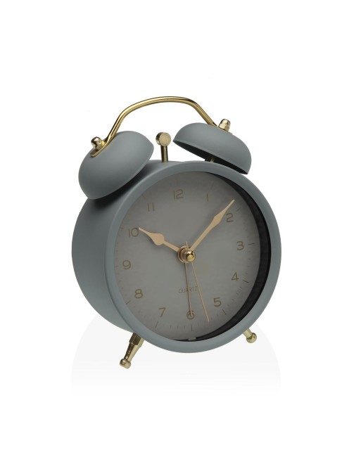 GREY ALARM CLOCK. MODEL QUARTZ GRIS