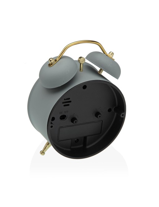 GREY ALARM CLOCK. MODEL QUARTZ GRIS