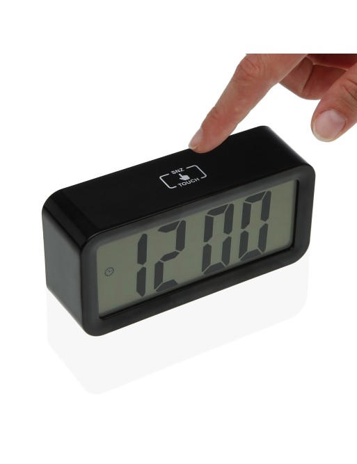 BLACK ALARM CLOCK. MODEL SHZ