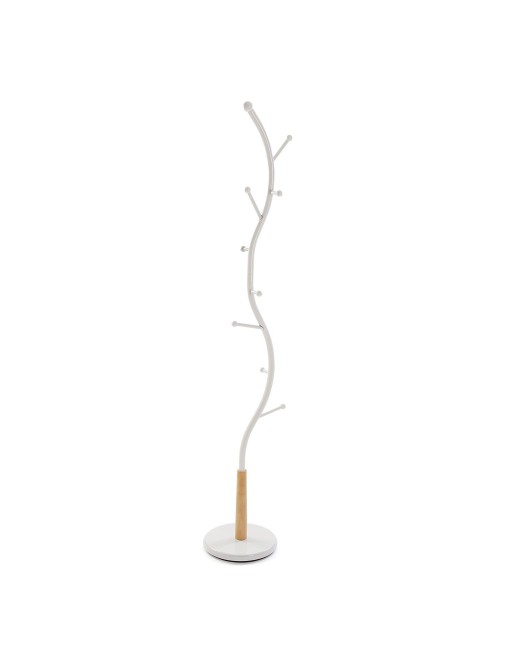 COAT RACK WITH 9 HANGERS WHITE MODEL SILCE