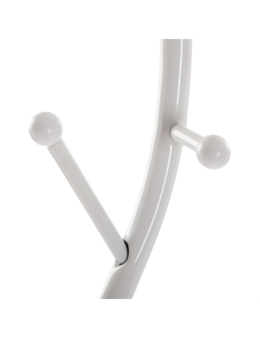 PORTE-MANTEAU AVEC 9 CINTRES MODÈLE BLANC EN SILCE