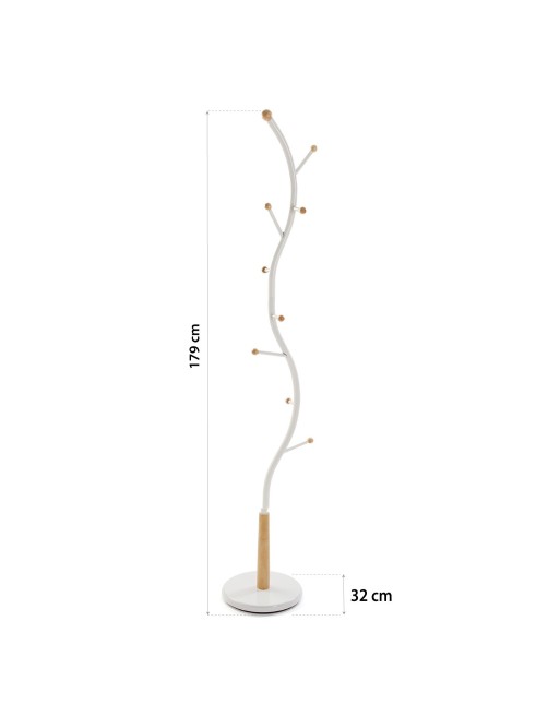 WHITE HAT-COAT RACK. MODEL 28