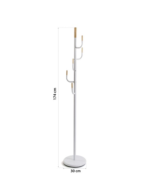 WHITE COAT RACK. MODEL 39