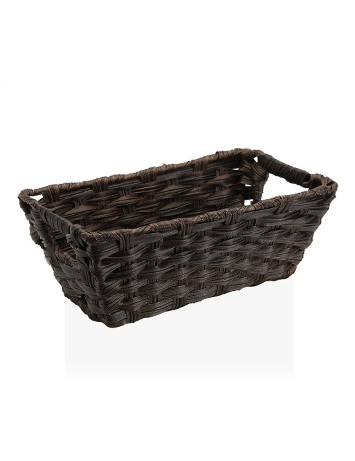KORB MIT GRIFFEN AUS DUNKELBRAUNEM MODELL TAHA
