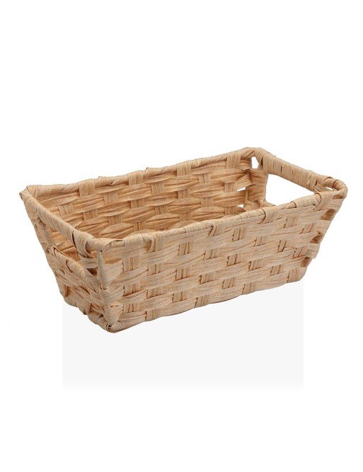 BASKET WITH HANDLES IN NATURAL COLOR TAHA MODEL