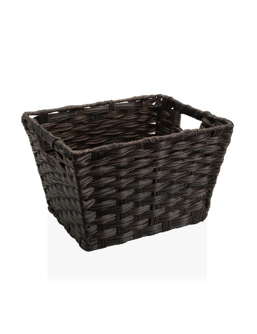 CESTA CON ASAS COLOR MARRÓN OSCURO MODELO TAO