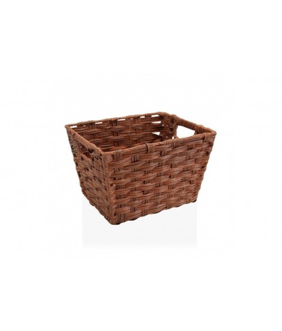 BASKET WITH HANDLES BROWN...