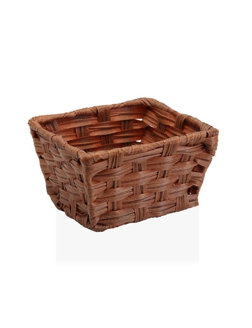 BASKET WITH BROWN HANDLES TAO MODEL 9x14x16 cm