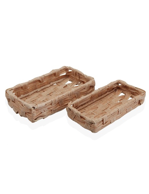 SET MIT 2 NATURFARBENEN KÖRBEN MODELL VADIM