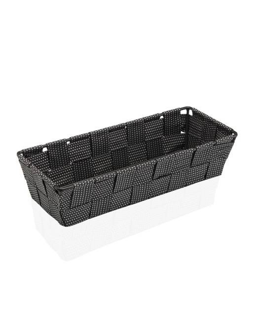 LÄNGLICHER GRAUER KORB MODELL ZAID LÄNGLICHER GRAUER KORB MODELL ZAID