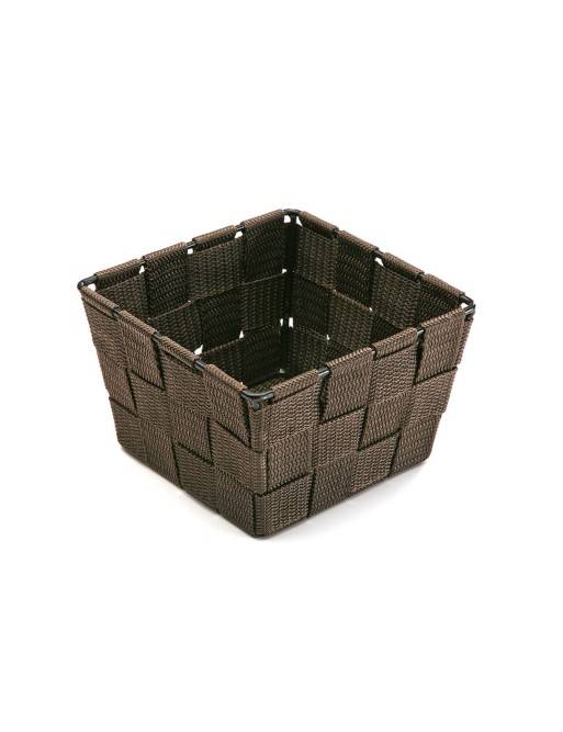 CESTA PEQUEÑA COLOR CHOCOLATE MODELO LEO CESTA PEQUEÑA COLOR CHOCOLATE MODELO LEO