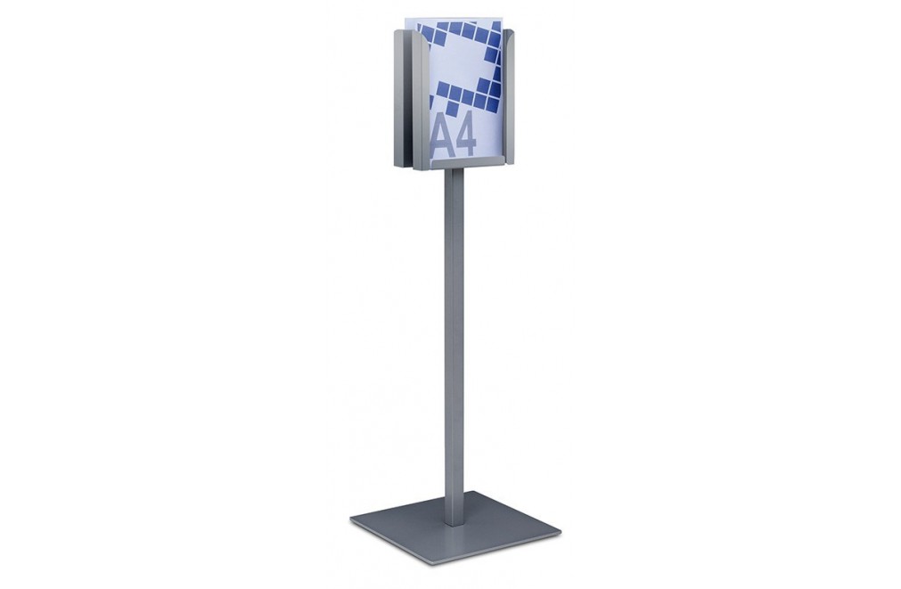 Free-standing display stand.  (125002)