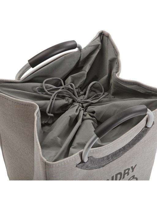 CESTA PARA LA ROPA COLOR GRIS MODELO LAUNDRY 52X33X33 CM CESTA PARA LA ROPA COLOR GRIS MODELO LAUNDRY 52X33X33 CM