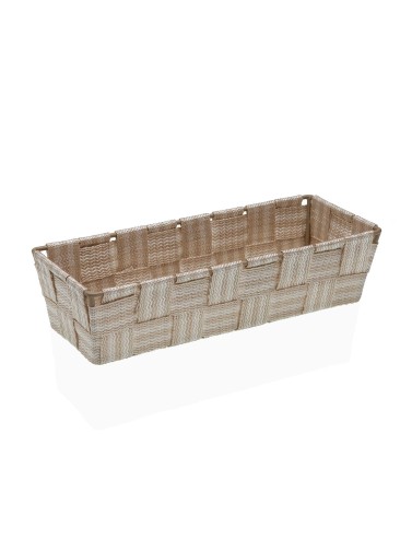 ELONGATED BEIGE BASKET TEXTILE MODEL