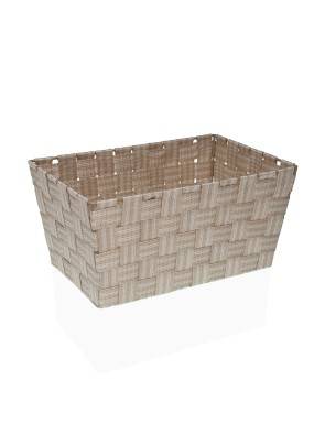 CESTA GRANDE COLOR BEIGE MODELO ENZO