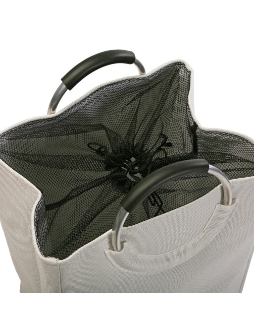 WÄSCHEKORB MIT GRIFFEN WEISS 55X30X36 CM WÄSCHEKORB MIT GRIFFEN WEISS 55X30X36 CM