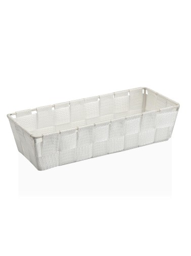 ELONGATED WHITE BASKET DIEGO MODEL