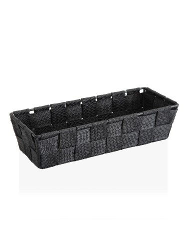 LÄNGLICHER DUNKELGRAUER KORB MODELL DIEGO