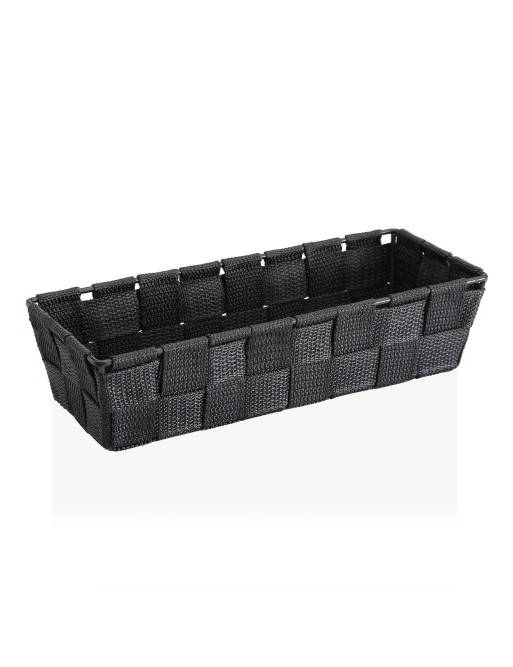 ELONGATED DARK GREY BASKET DIEGO MODEL ELONGATED DARK GREY BASKET DIEGO MODEL