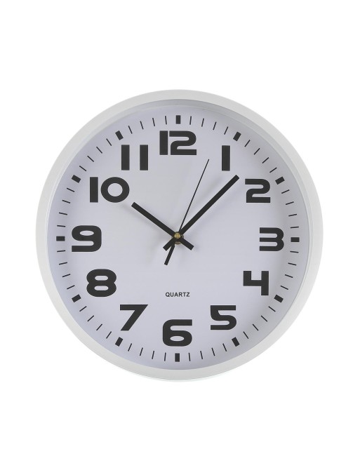 WHITE KITCHEN CLOCK 30,5CM MODEL TADEO