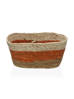 ORANGE RECHTECKIGER KORBRAHMEN MODELL 16x25x35 cm