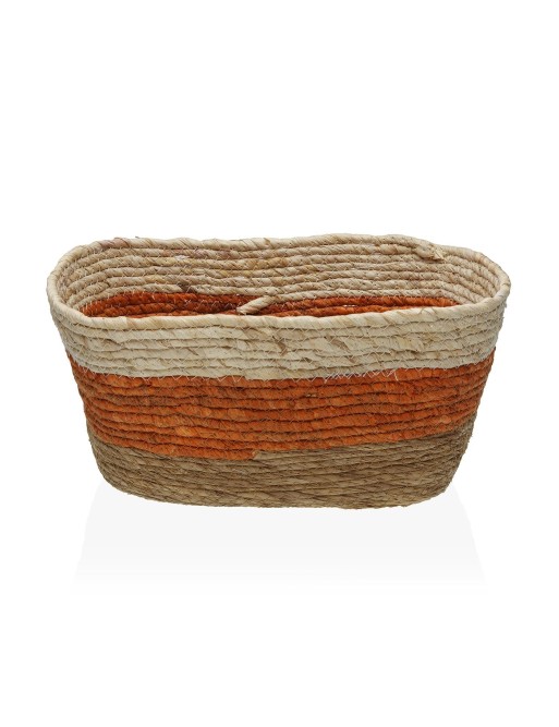 CESTA RECTANGULAR COLOR NARANJA MODELO MARCO 16x25x35 cm