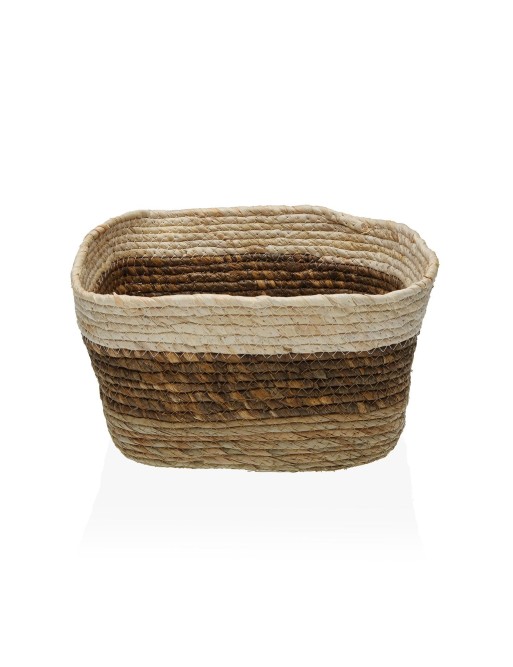 CESTA CUBO COLOR MARRON MODELO MARCO 16x30x30 cm