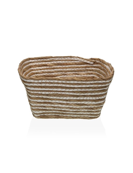 CESTA COLOR NATURAL / BLANCA MODELO ALEX 16x30x30 cm