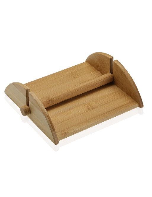 PORTE-SERVIETTE EN BAMBOU 19x17.8x5.8 cm PORTE-SERVIETTE EN BAMBOU 19x17.8x5.8 cm