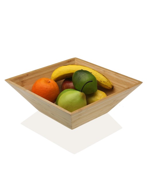 CORBEILLE À FRUITS EN BAMBOU MODÈLE CUBIK