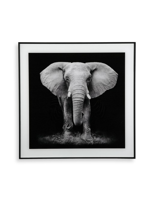 PAINTING WITH ELEPHANT GLASS MODEL