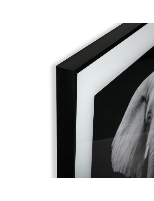 PEINTURE AVEC MODÈLE EN VERRE ÉLÉPHANT