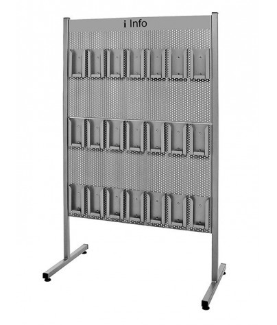 FREE-STANDING METAL LEAFLET DISPLAY STAND size “XL”