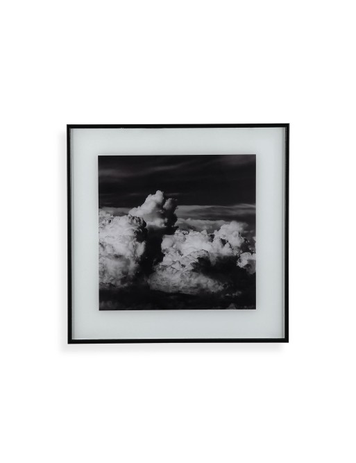 CUADRO CON CRISTAL 30x30CM MODELO NUBES CUADRO CON CRISTAL 30x30CM MODELO NUBES