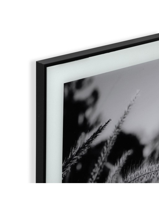 SCHWARZ-WEISS FELD WANDMALEREI 50X50CM SCHWARZ-WEISS FELD WANDMALEREI 50X50CM