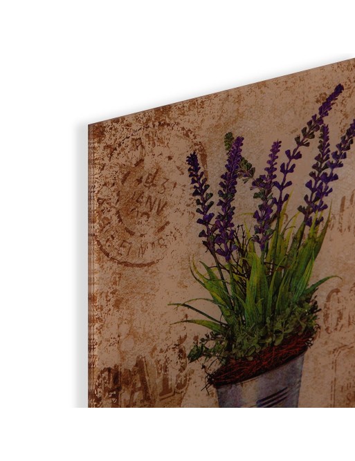 PAINTING WITH CRYSTAL 30x30CM LAVENDER FLOWER MODEL PAINTING WITH CRYSTAL 30x30CM LAVENDER FLOWER MODEL