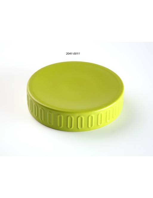 MATTE GREEN METALLIC SOAP DISH MATTE GREEN METALLIC SOAP DISH