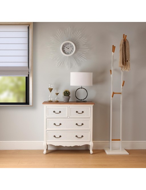 WANDUHR AUS METALL 68 CM. MODELL BALTASAR WANDUHR AUS METALL 68 CM. MODELL BALTASAR