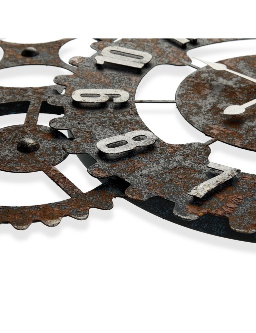 HORLOGE MURALE MÉTAL 68CM. MODÈLE GASPAR HORLOGE MURALE MÉTAL 68CM. MODÈLE GASPAR